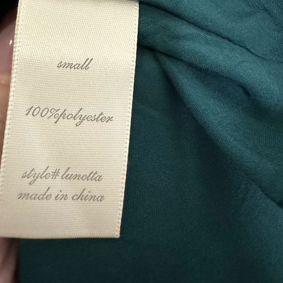 NWT Altar'd State Lunetta Dress in Hunter Green Size Small - Picture 10 of 12